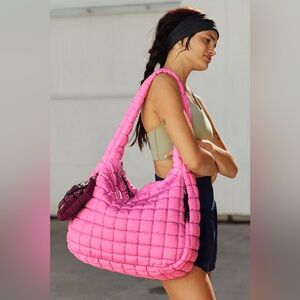 Free People Quilted Carryall Bag
